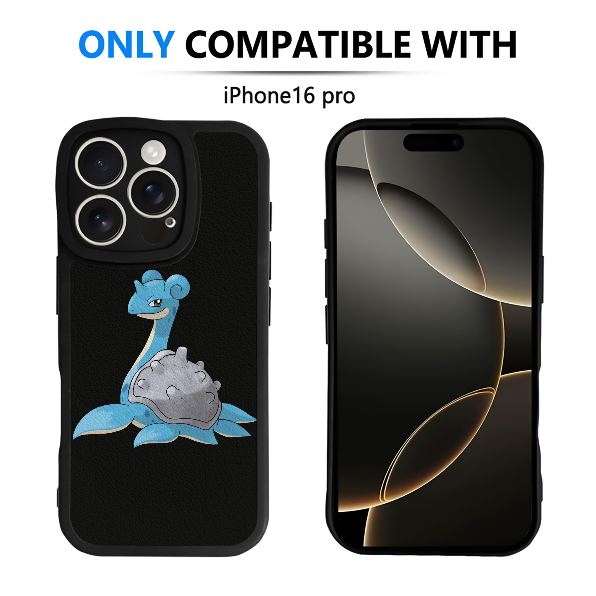 （画像用） ポケットモンスター Pokémon 【iPhone 16シリーズ対応】シリコンスマホケース（レザー調） 材質：シリコン
